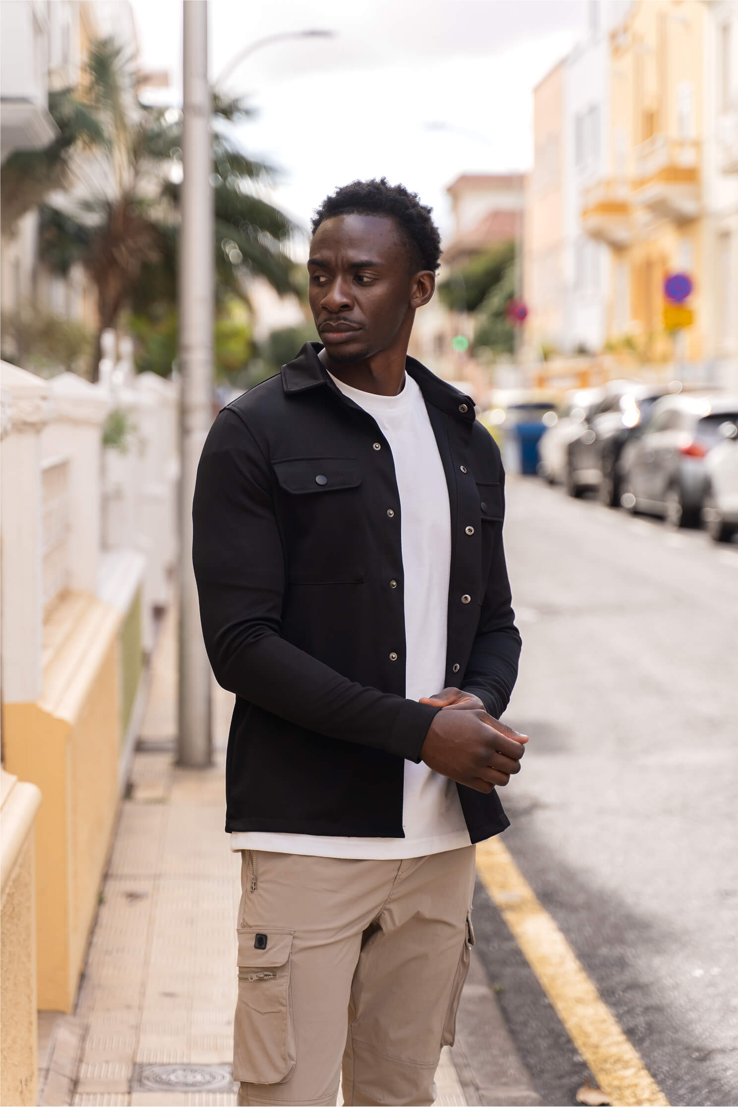 Aspect Überhemd Schwarz