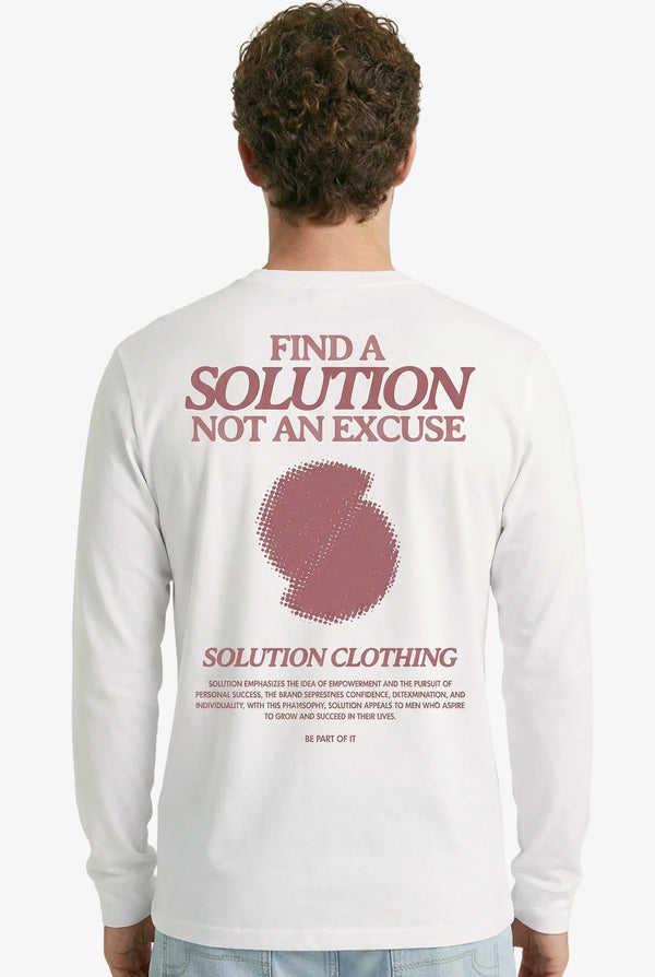 Creative Longsleeve T-Shirt White