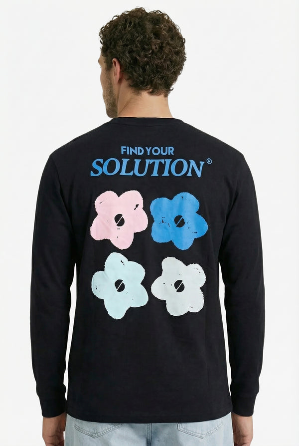 Creative Longsleeve T-Shirt Black