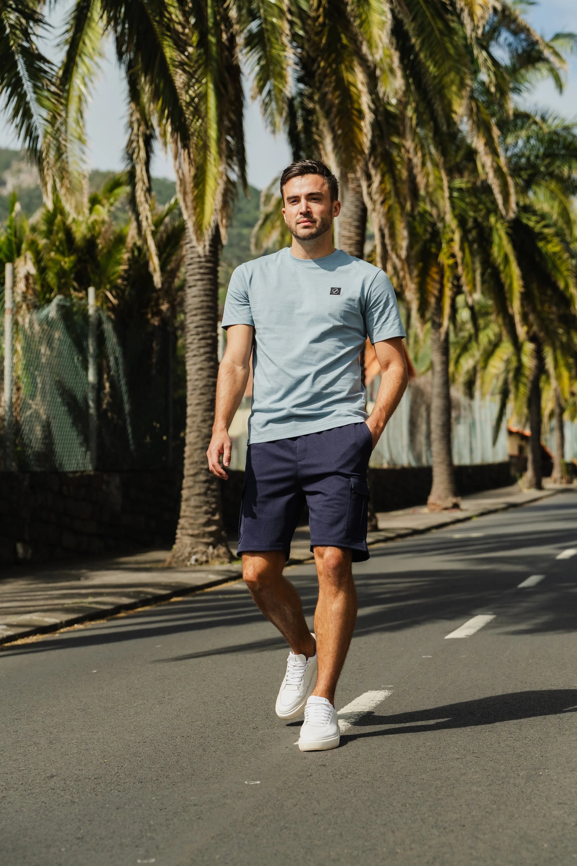 Blaze Label T-Shirt Blue