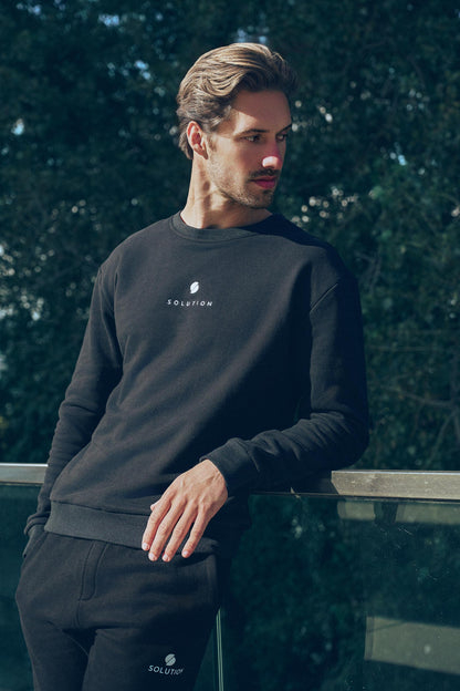 Signature Crewneck Schwarz