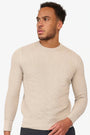 Skyline Waffelpullover Dunkelmarine