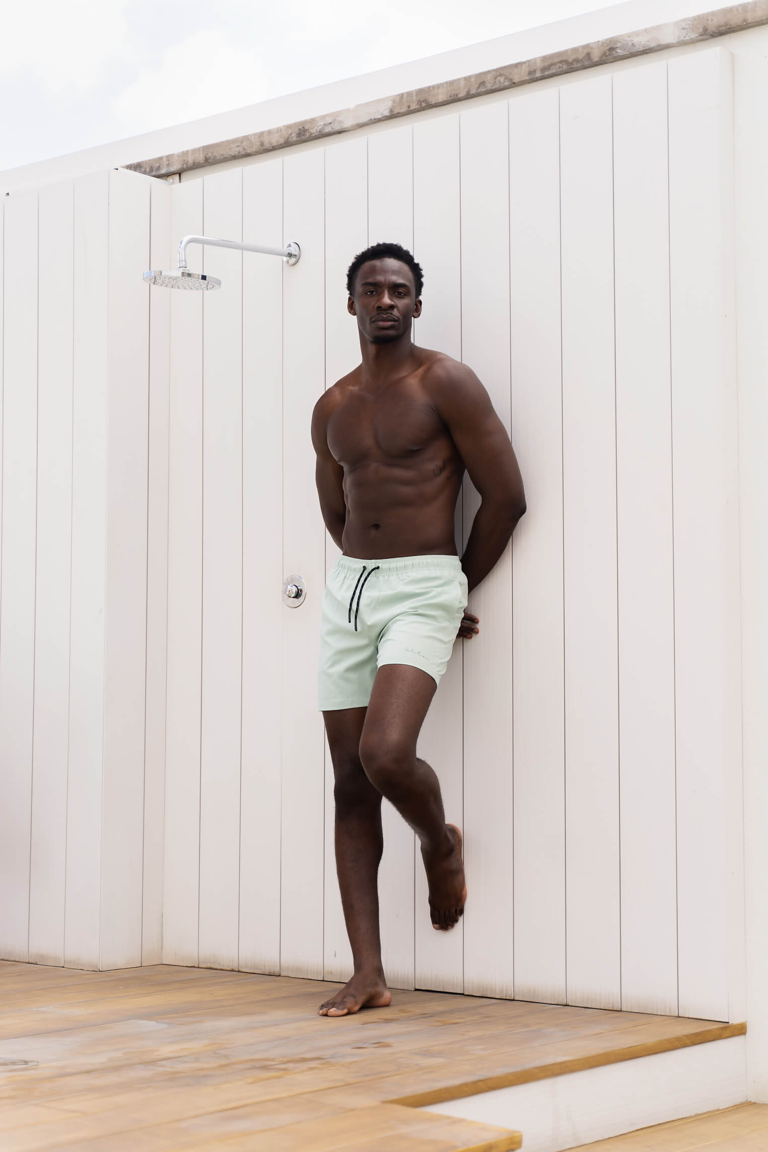 Essential Badeshorts Fresh Green