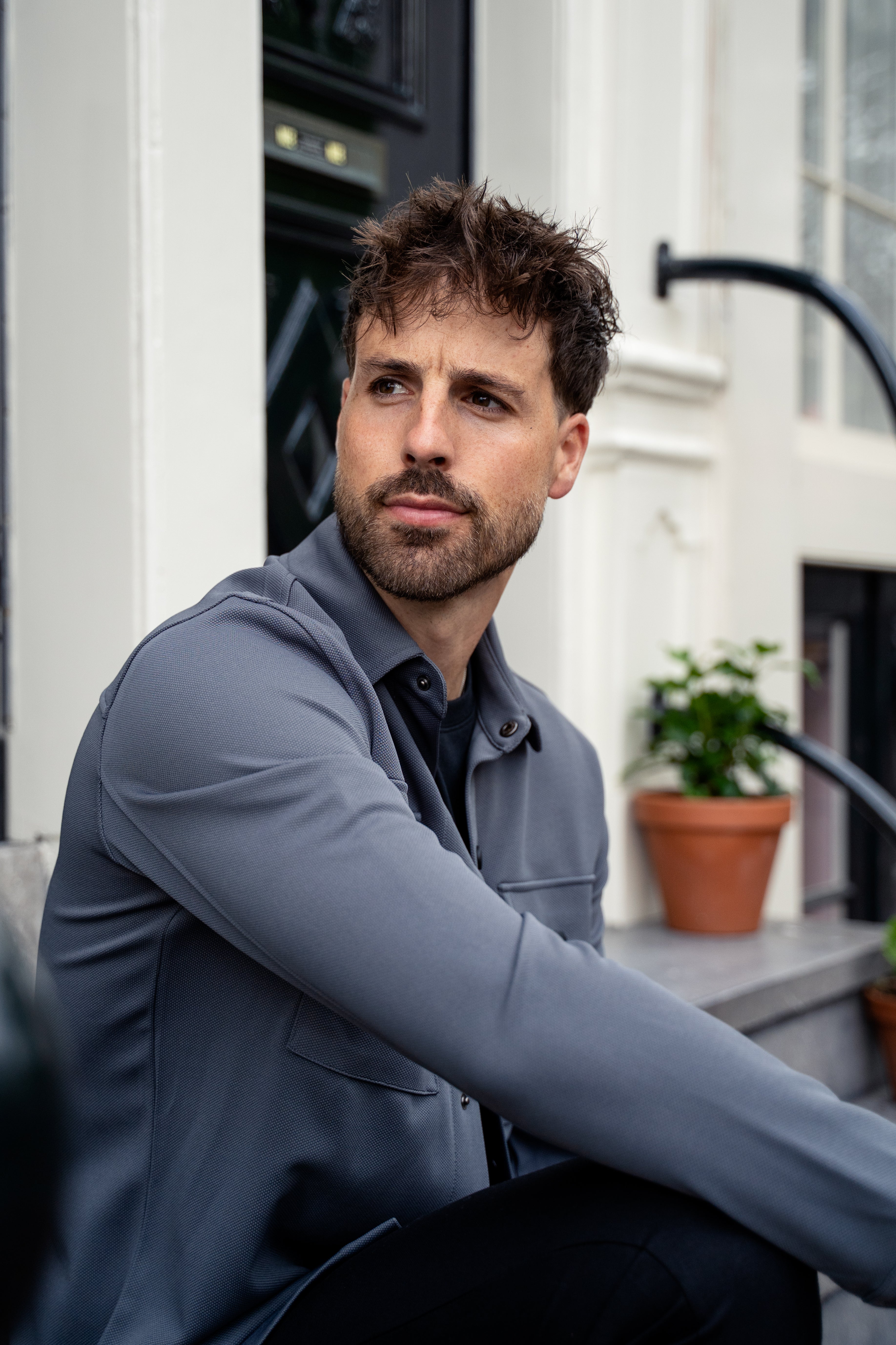 Aspect Overshirt Anthrazit