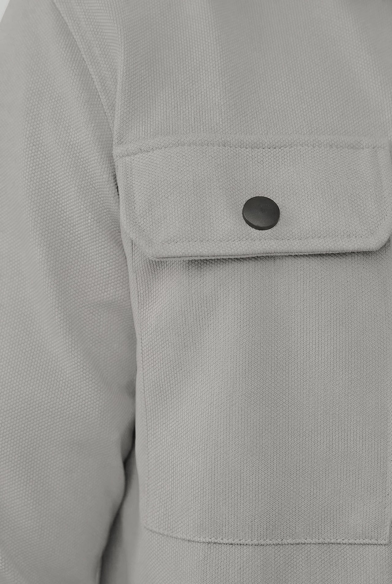 Shift Zipper Overshirt Grey