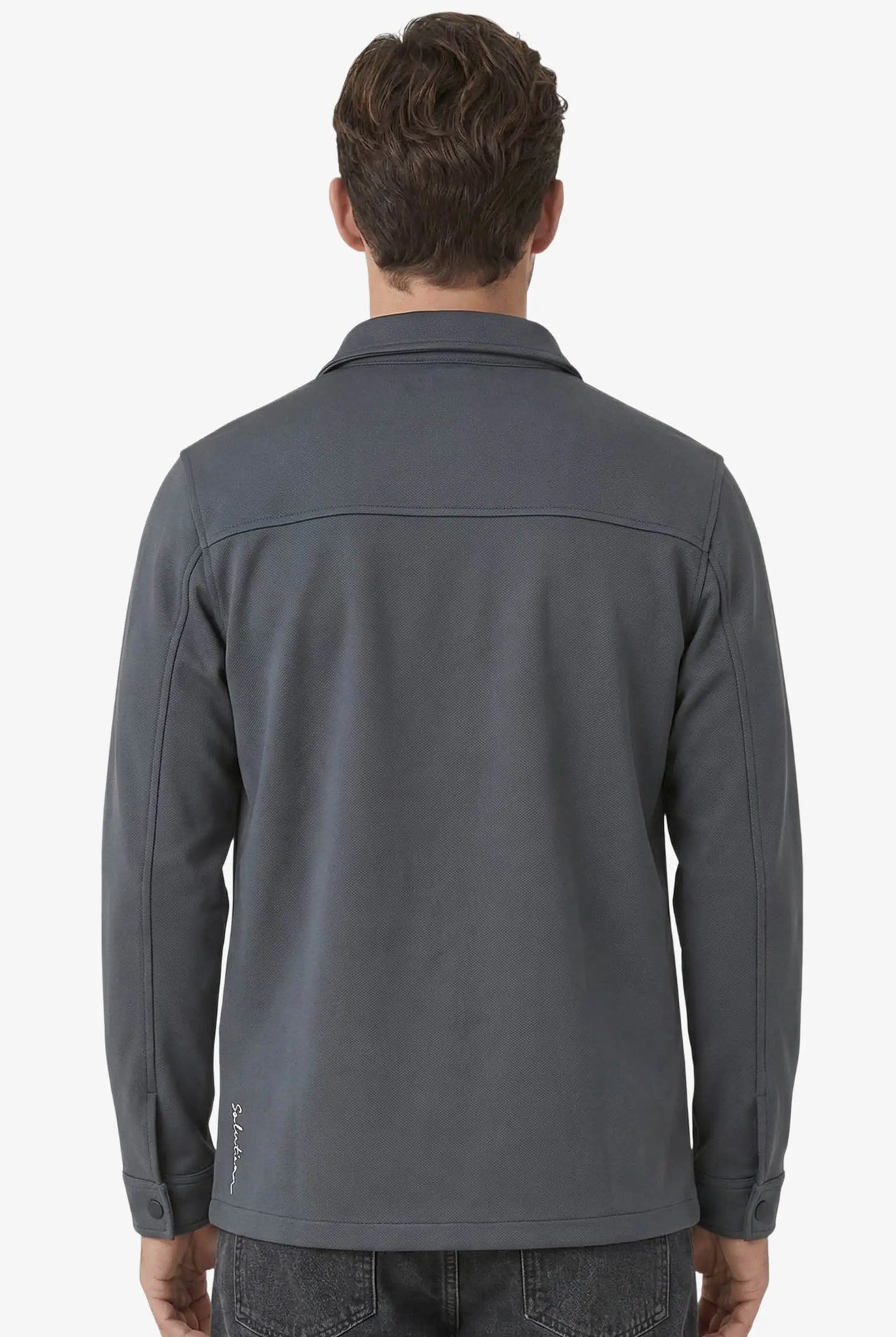 Shift Zipper Overshirt Antraciet