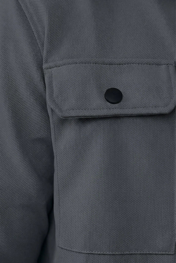 Shift Zipper Overshirt Antraciet