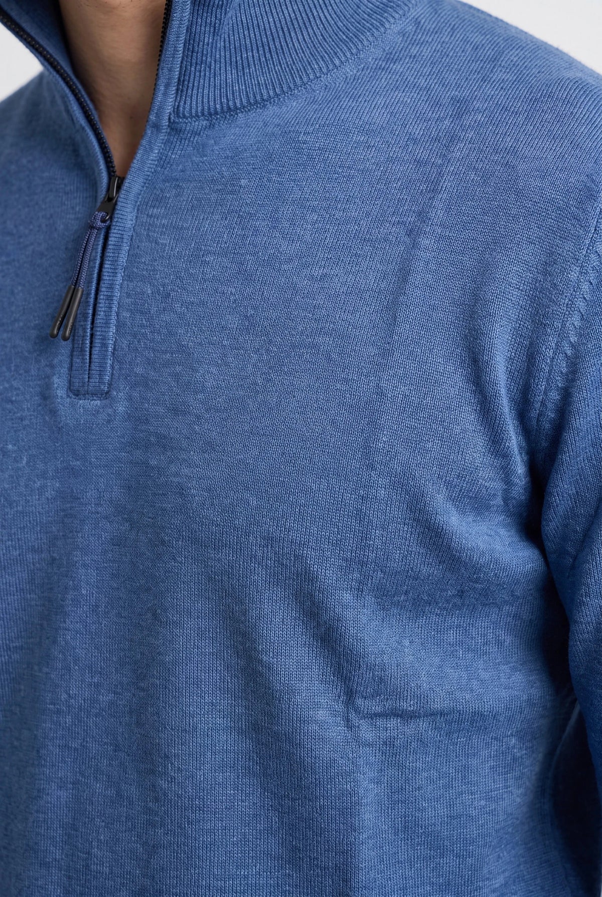 Zipper pullover Simon Indigo Blue