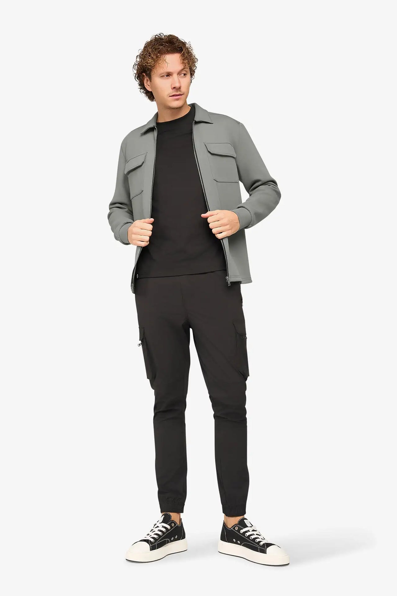 Craft Zipper Overshirt Grau