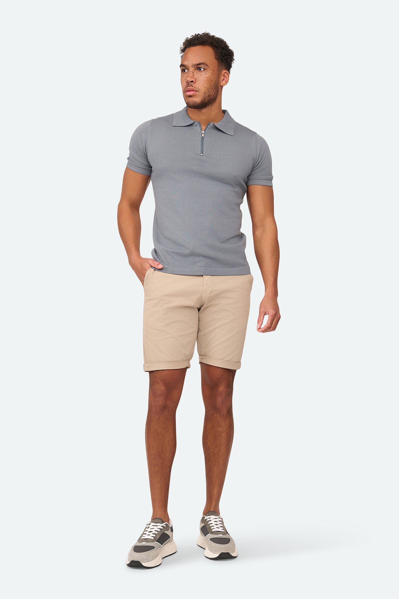 Chino-Short Sulta Taupe