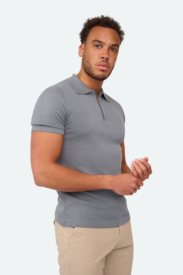 Polo Zipper Raf Blue