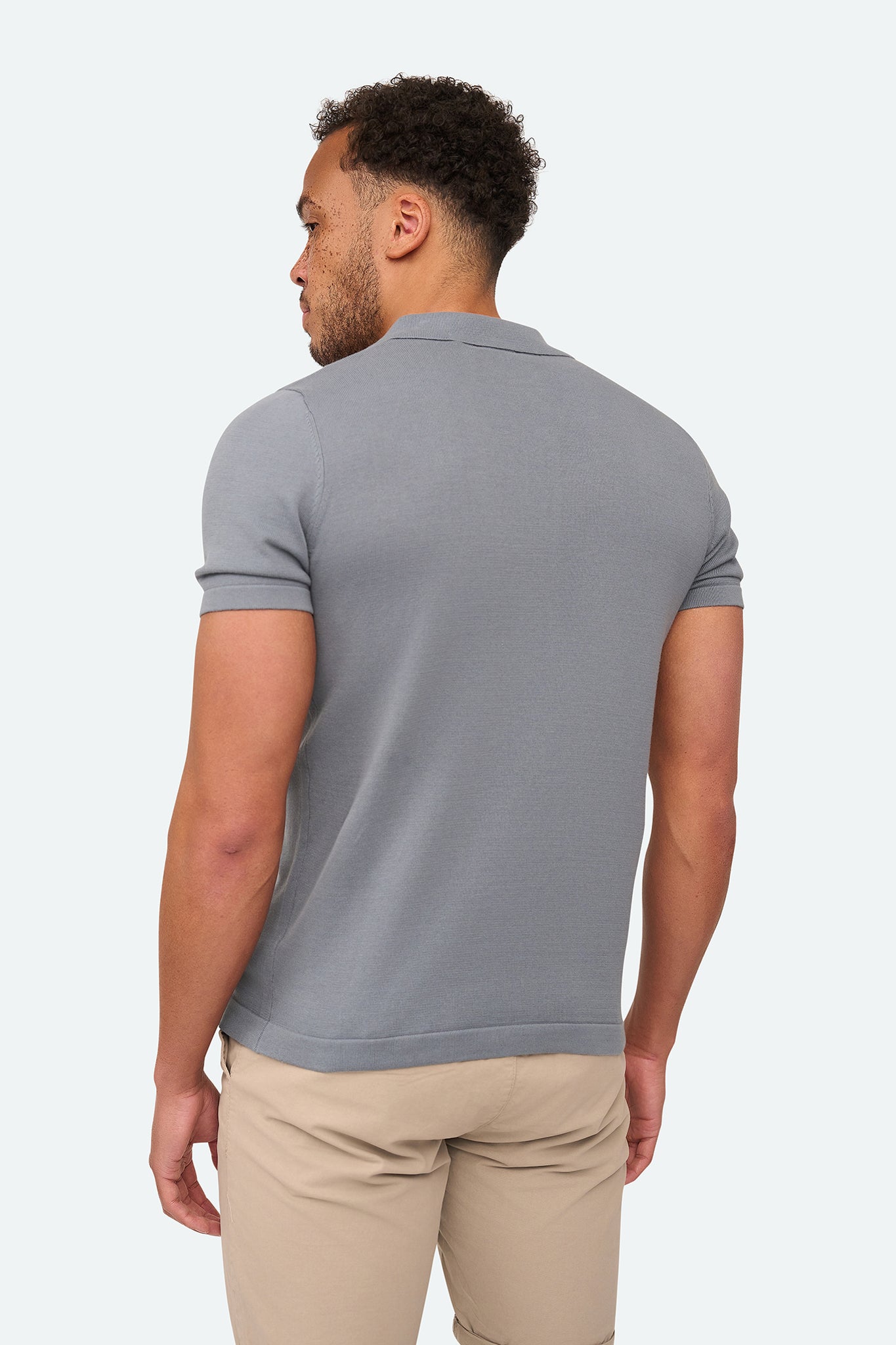 Polo-Reißverschluss Raf Blau