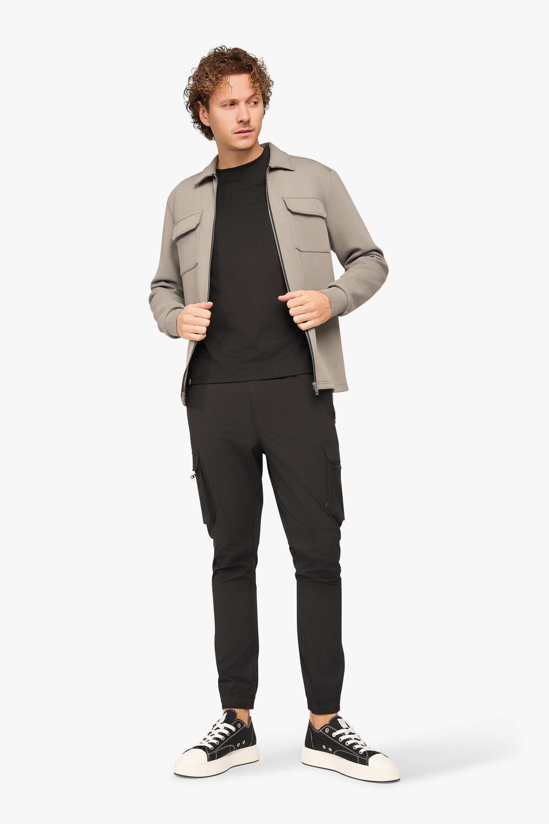 Craft Zipper Overshirt Grau