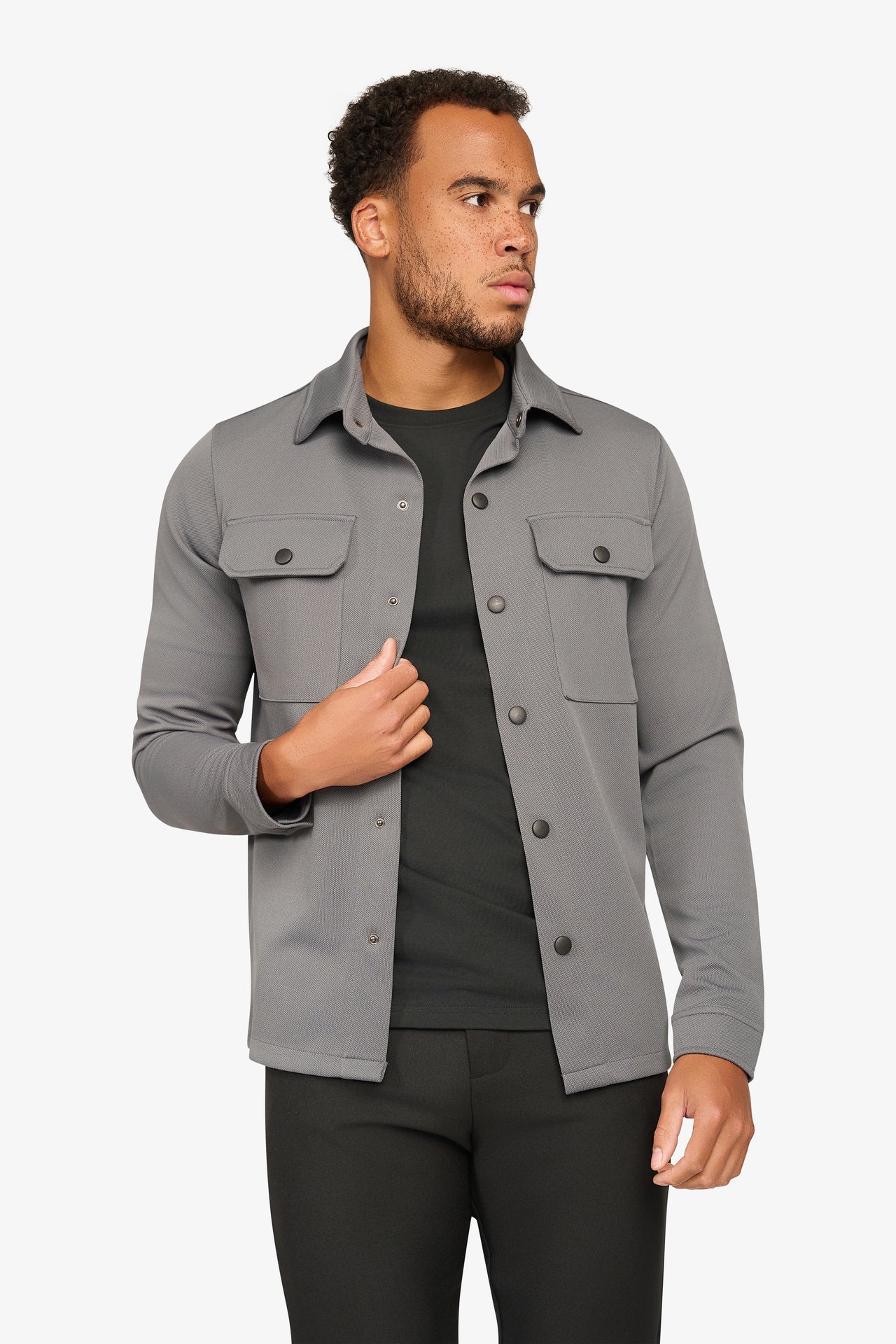 Aspect Overshirt Anthrazit