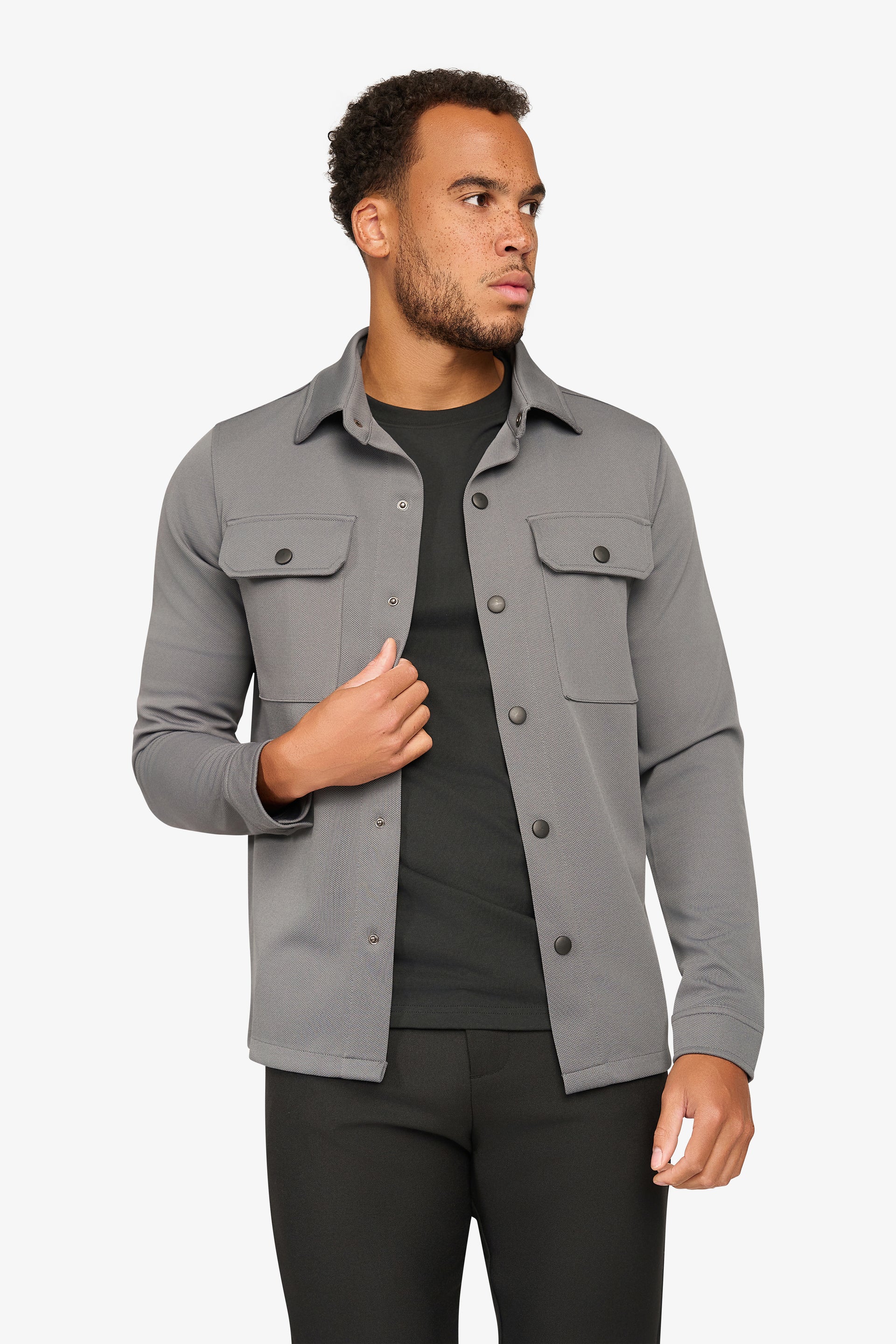 Aspect Overshirt Anthrazit