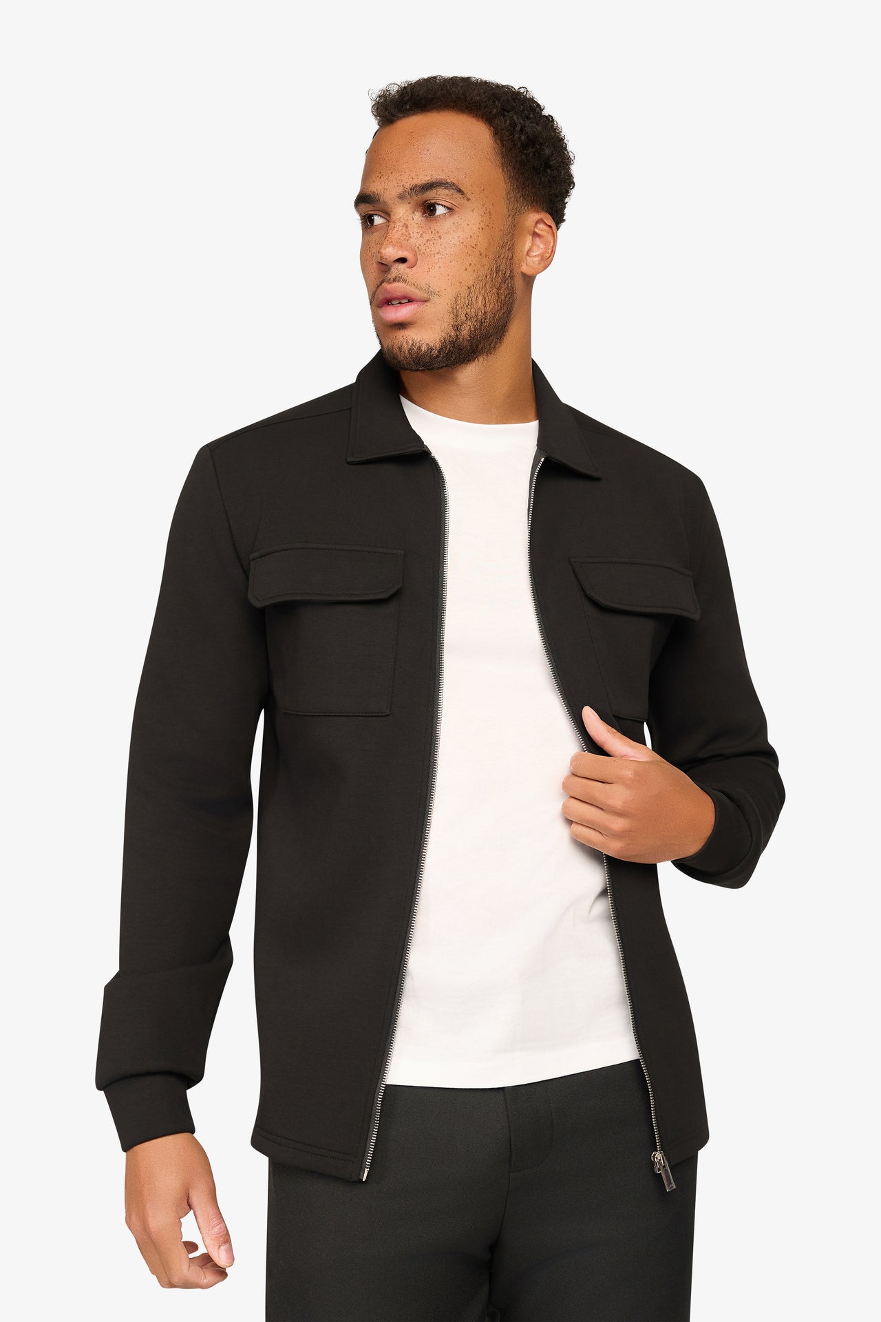 Craft Zipper Overshirt Schwarz