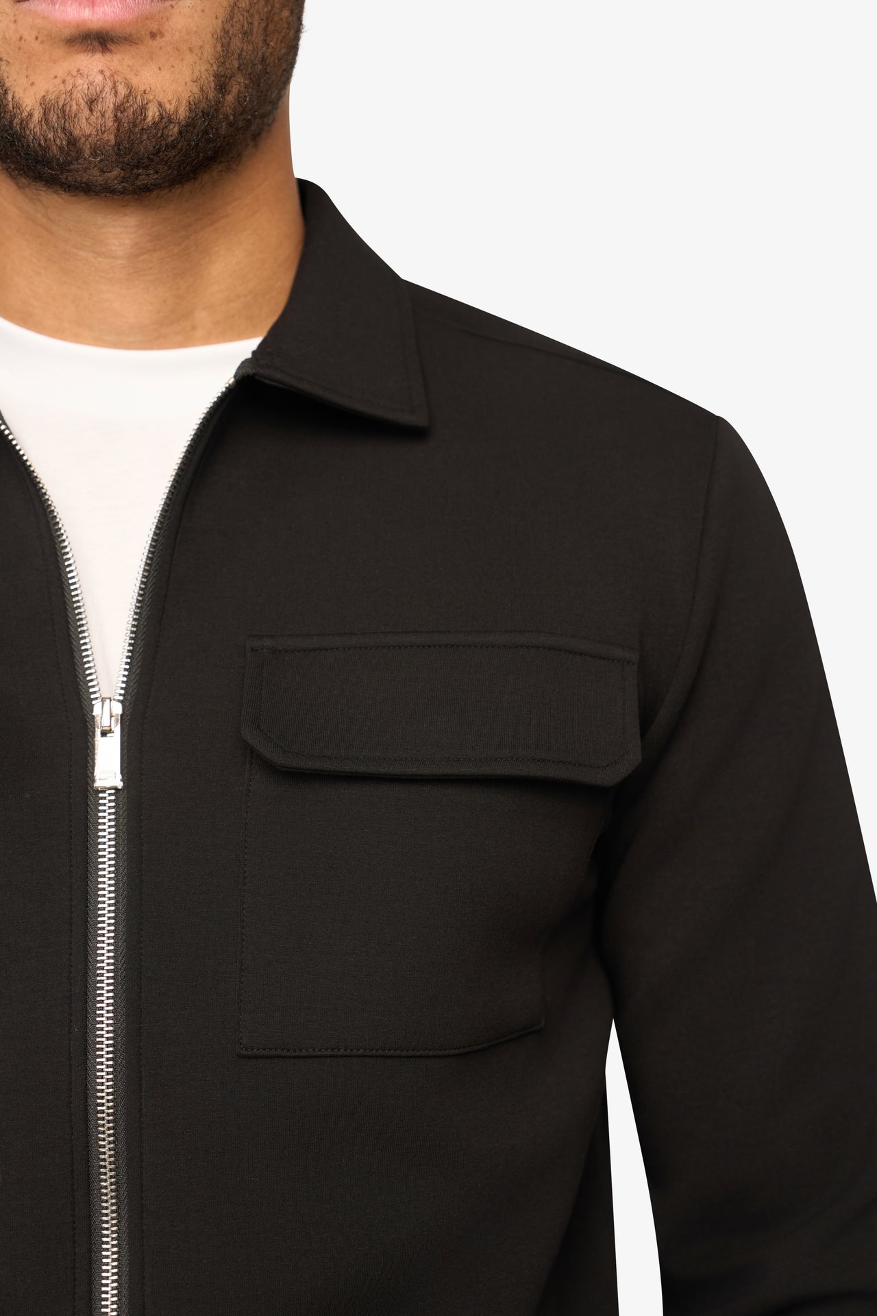 Craft Zipper Overshirt Schwarz