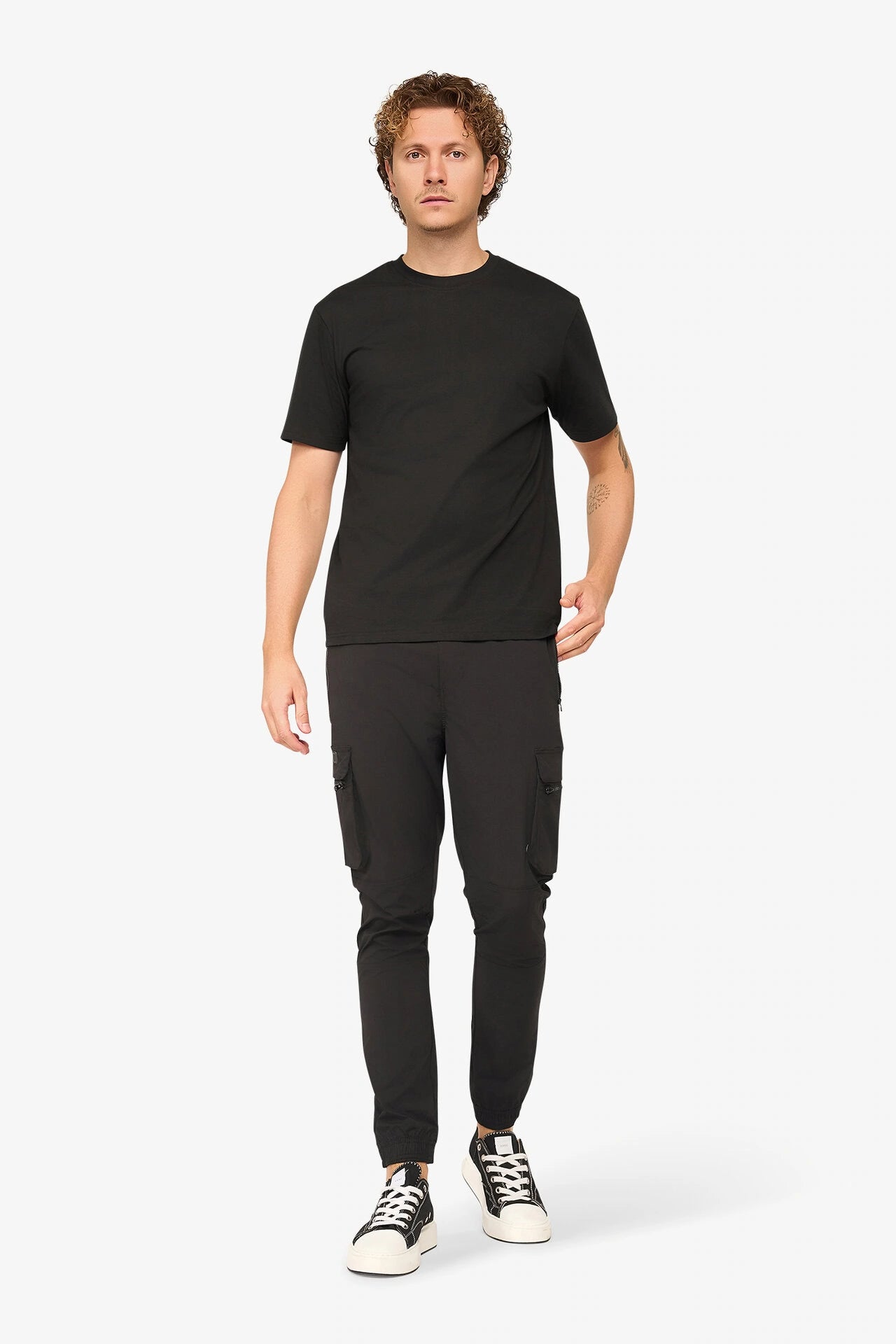 Alpha Basic T-Shirt Regular Fit Schwarz