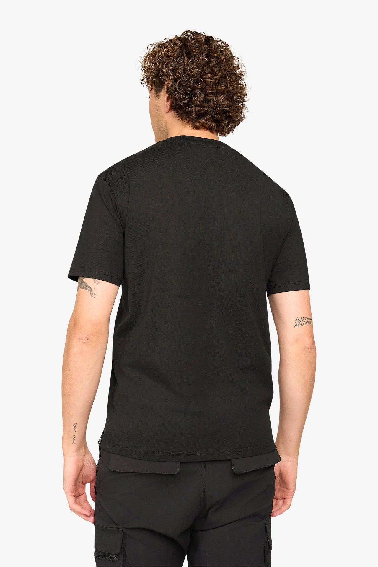 Alpha Basic T-Shirt Regular Fit Schwarz