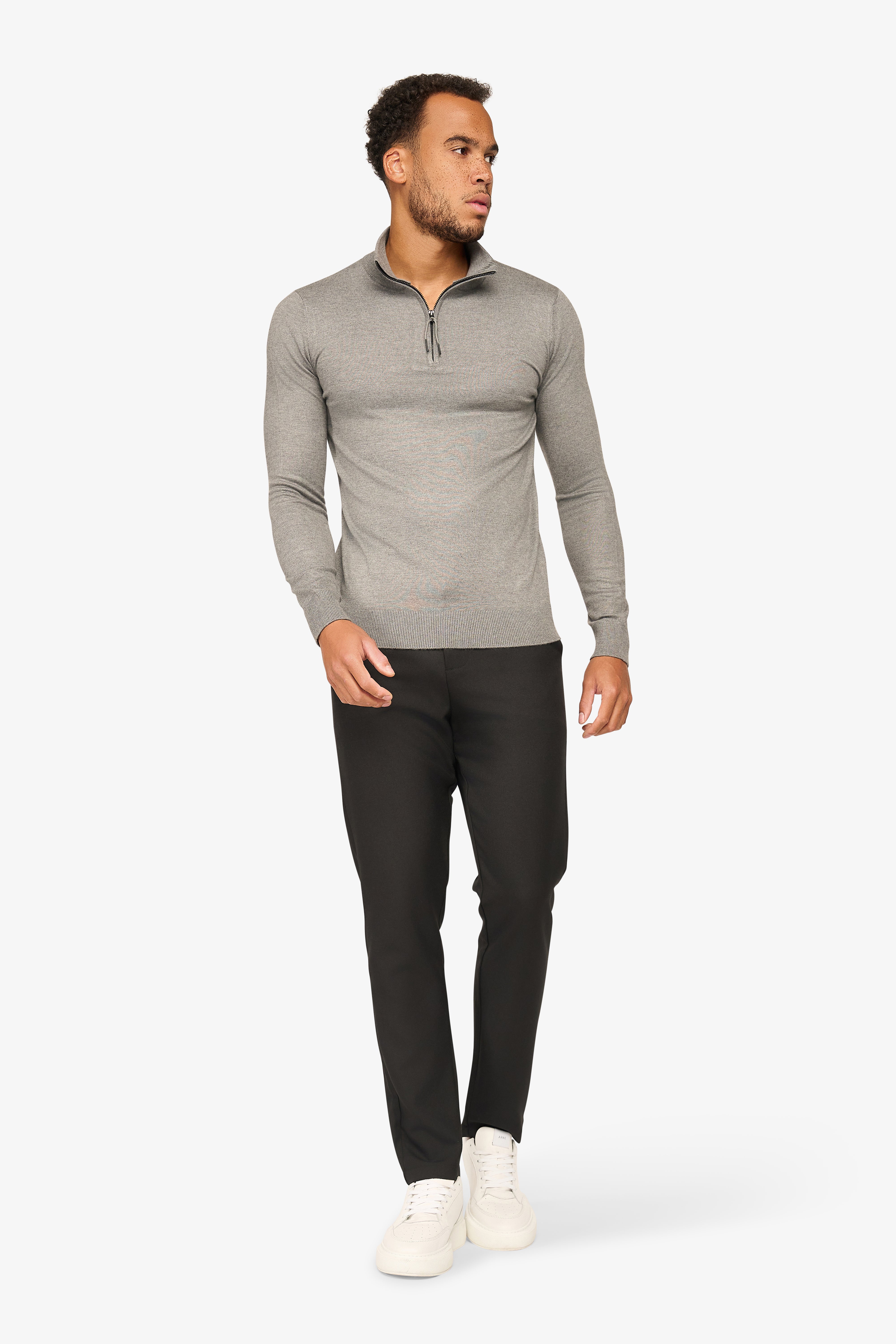 Zipper pullover Simon Antra Melange