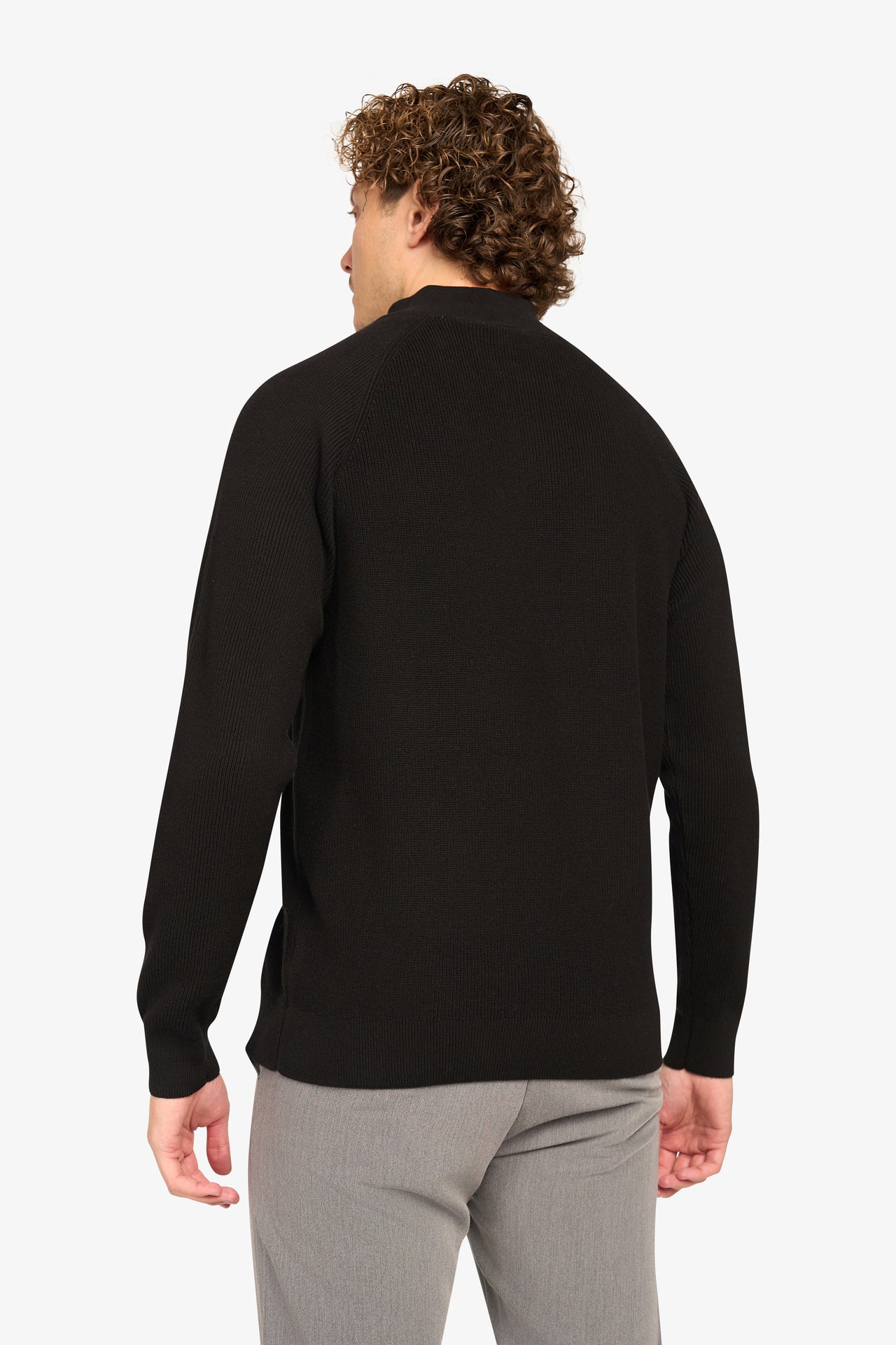 Vantage Zipper Pullover Schwarz