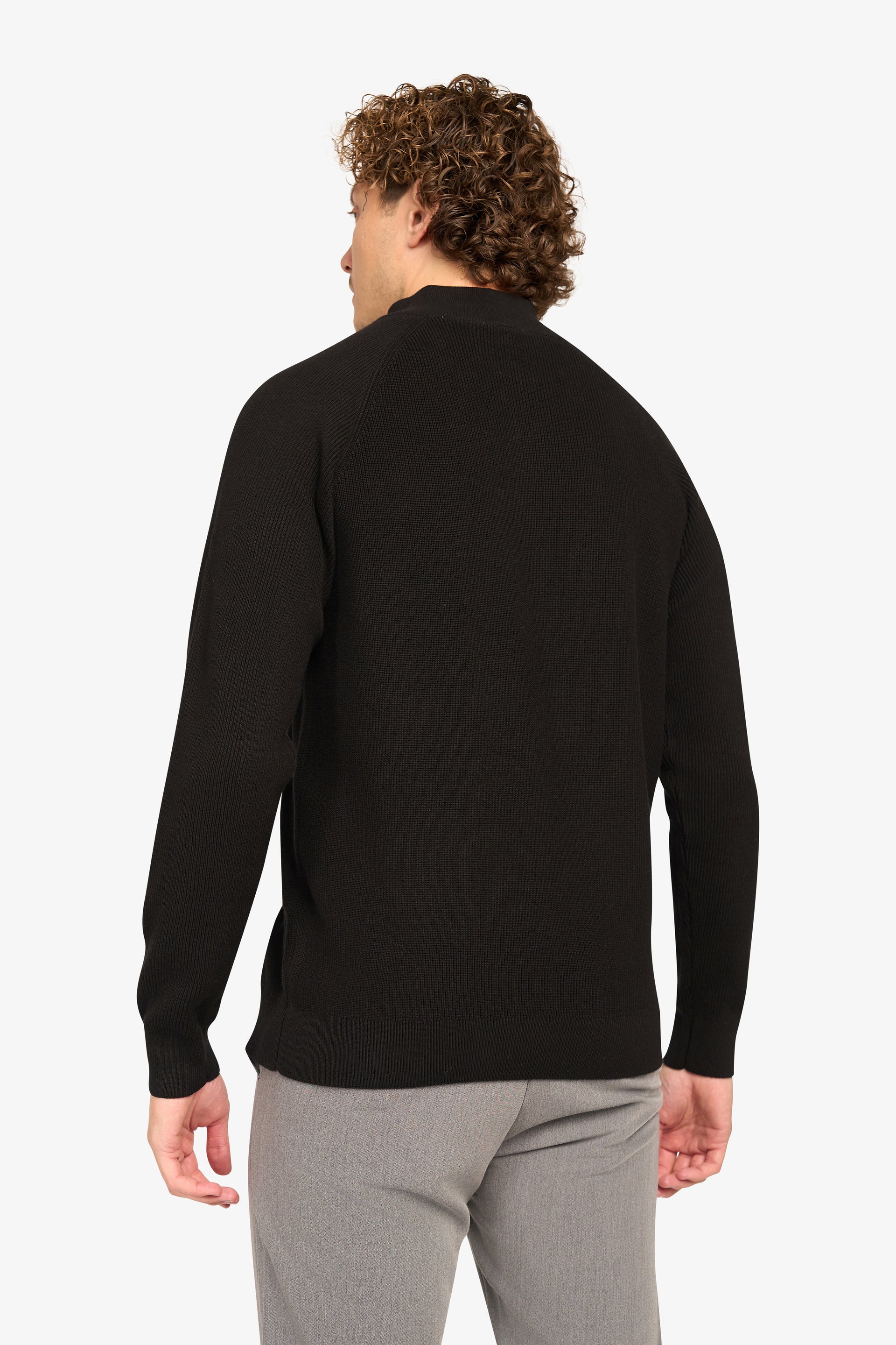 Vantage Zipper Pullover Schwarz