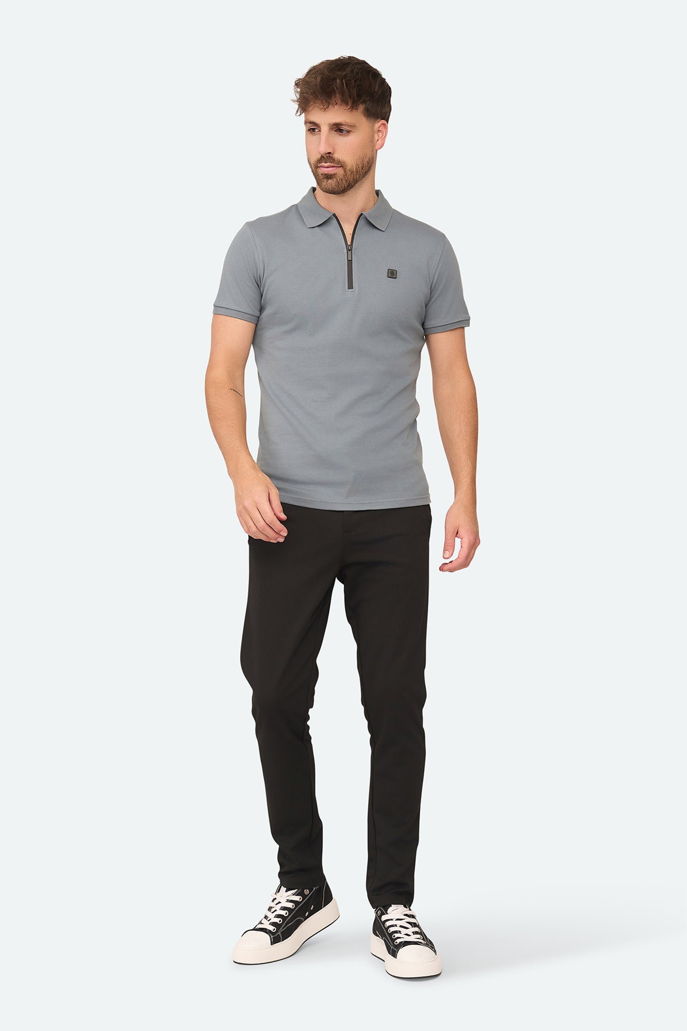 Kurzarm-Polo Olroy Raf Blau