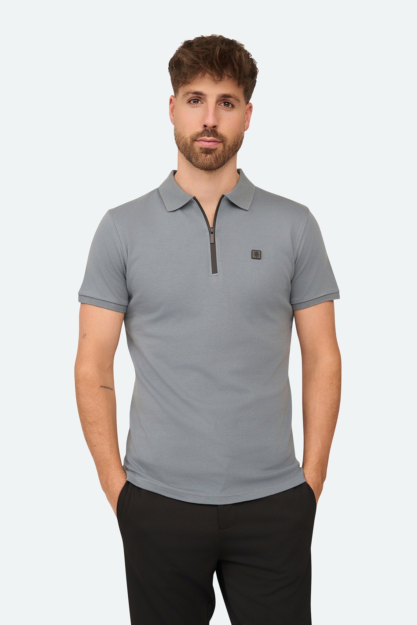 Kurzarm-Polo Olroy Raf Blau
