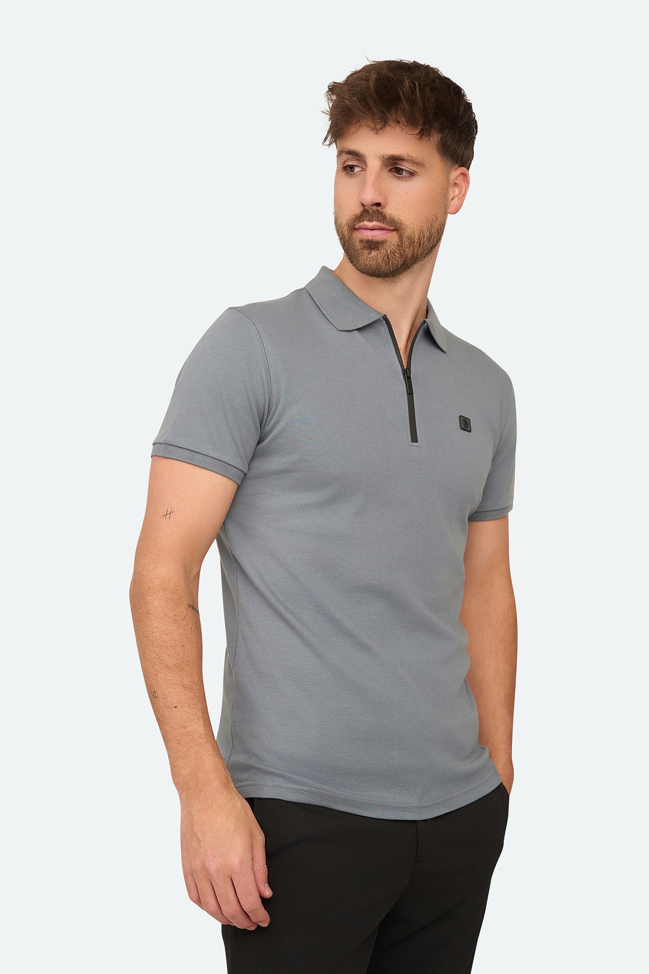 Kurzarm-Polo Olroy Raf Blau