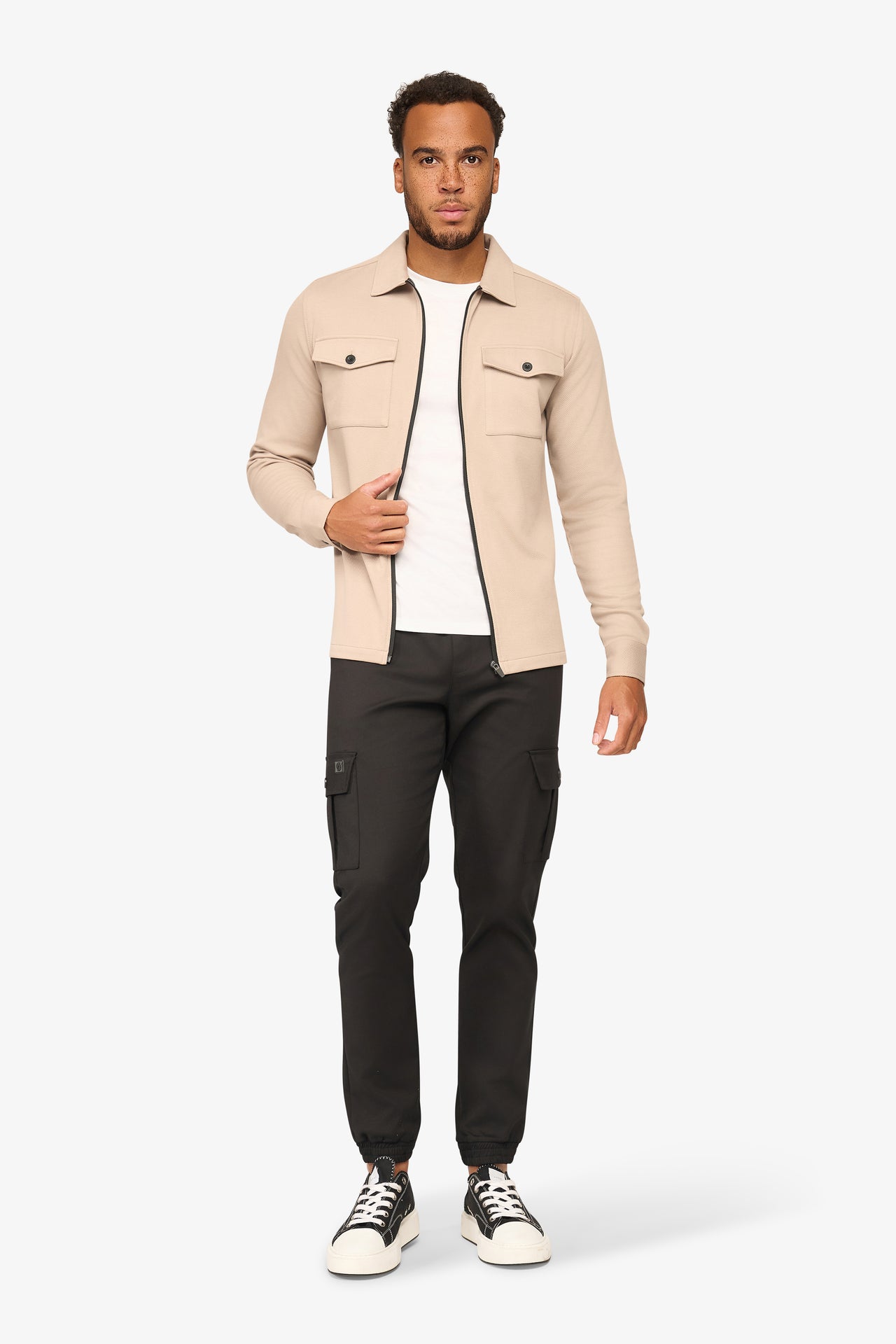 Element Zipper Overshirt Elfenbein