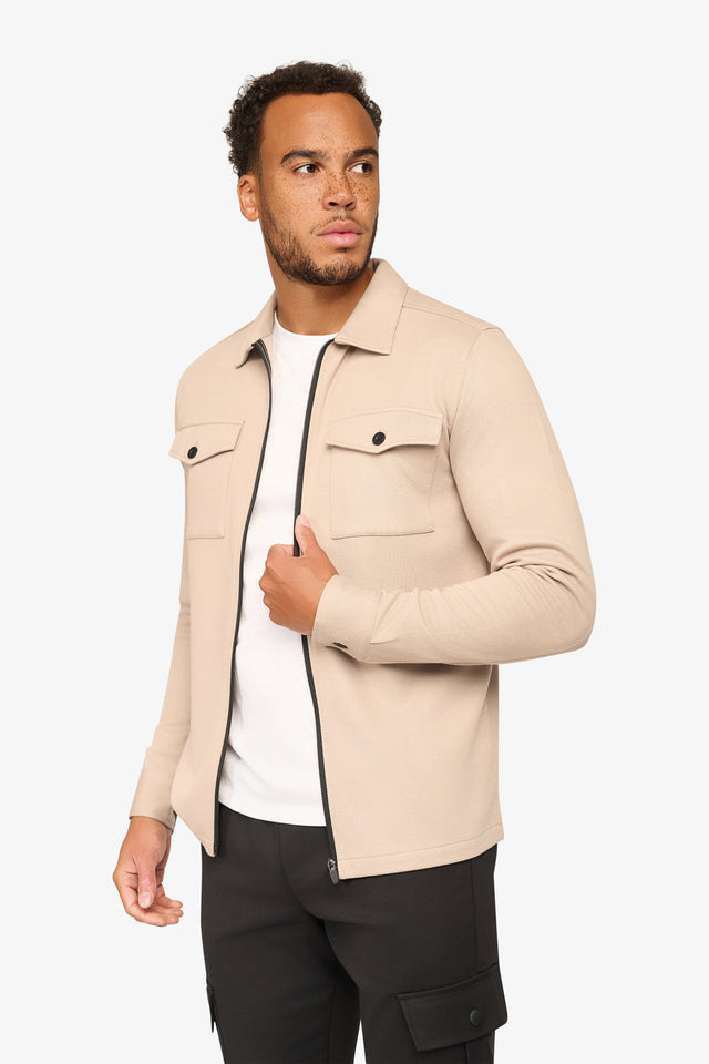 Element Zipper Overshirt Elfenbein