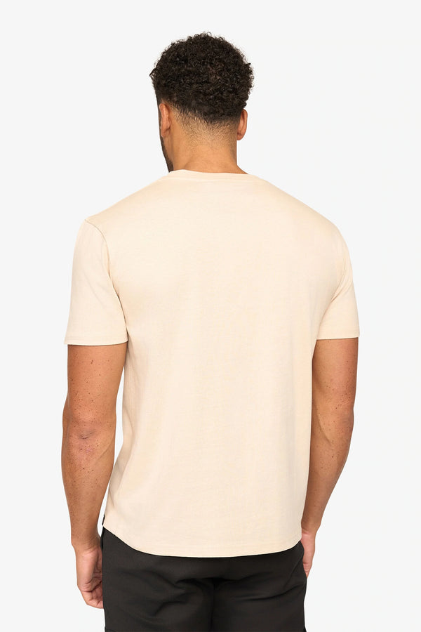 Alpha Basic T-Shirt Regular Fit Beige