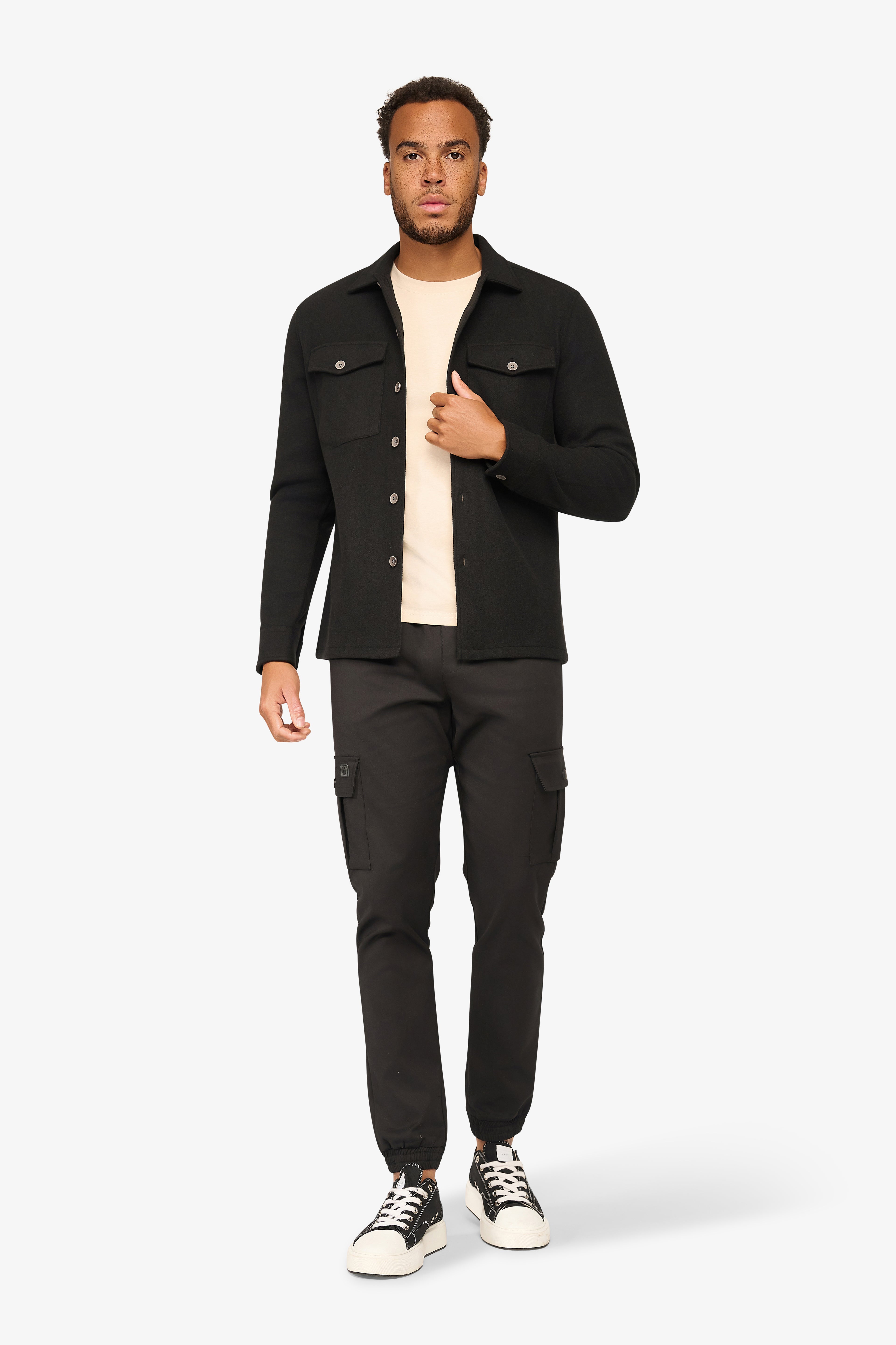 Majestic Überhemd Schwarz