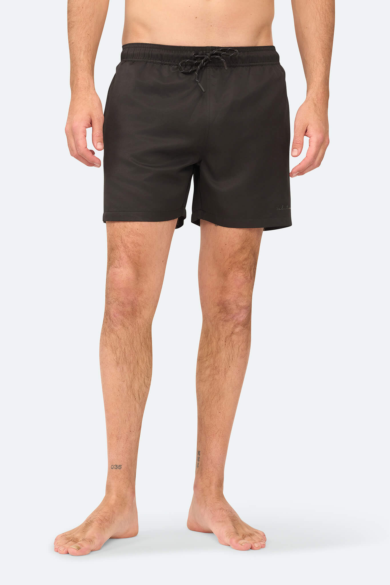 Essential Badeshorts Schwarz
