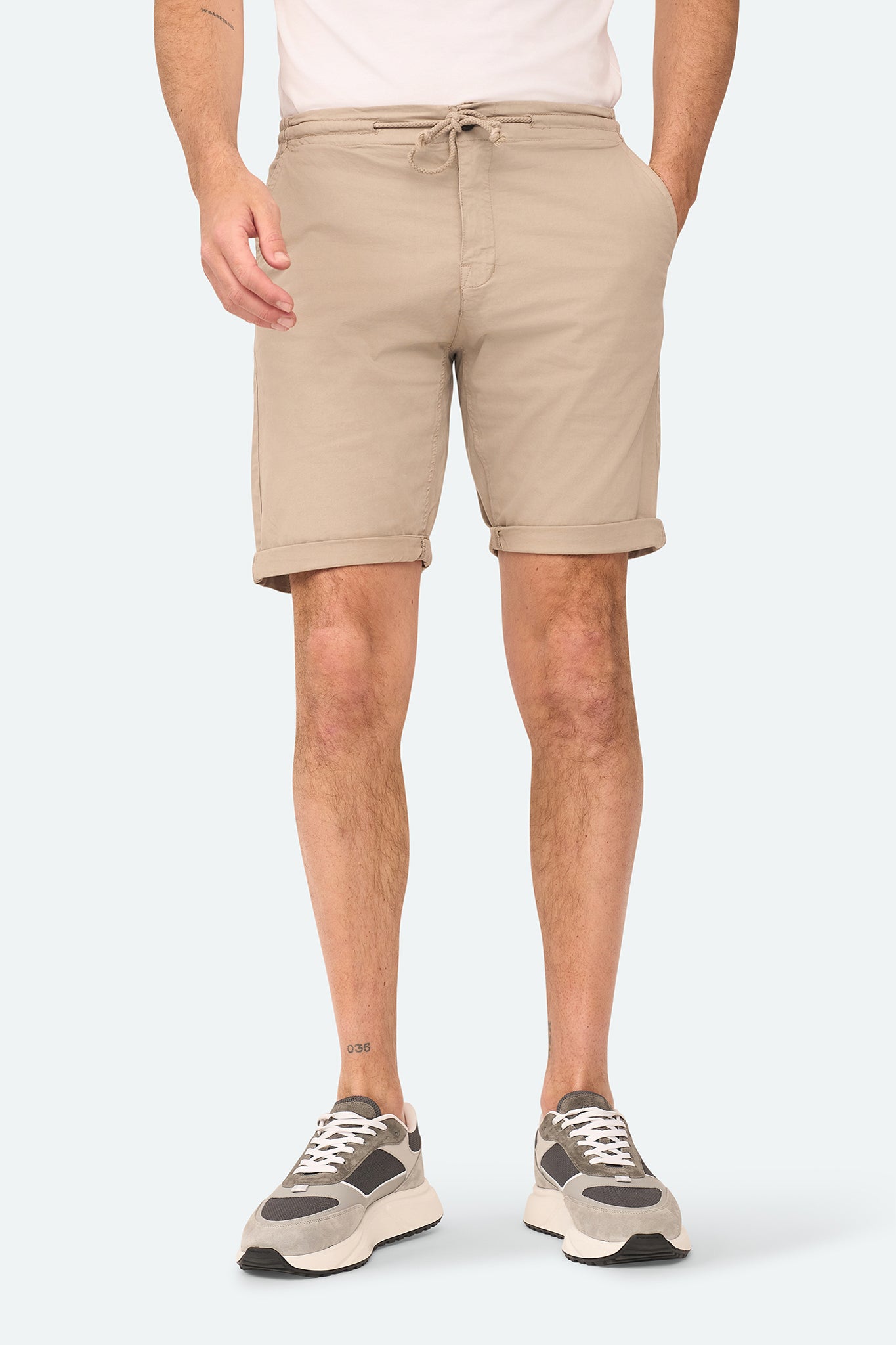 Chino-Short Sulta Taupe