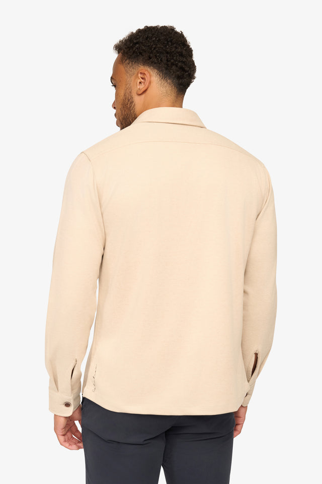 Twist Overshirt Hellbeige