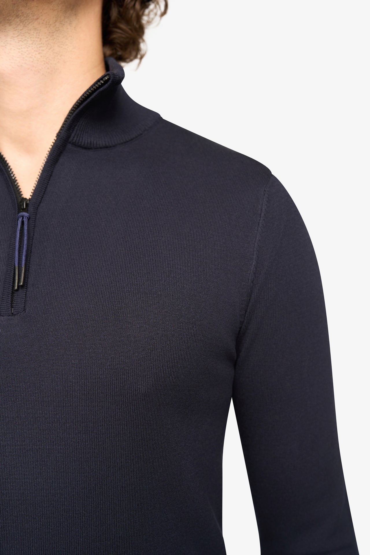 Reißverschlusspullover Simon Dark Navy