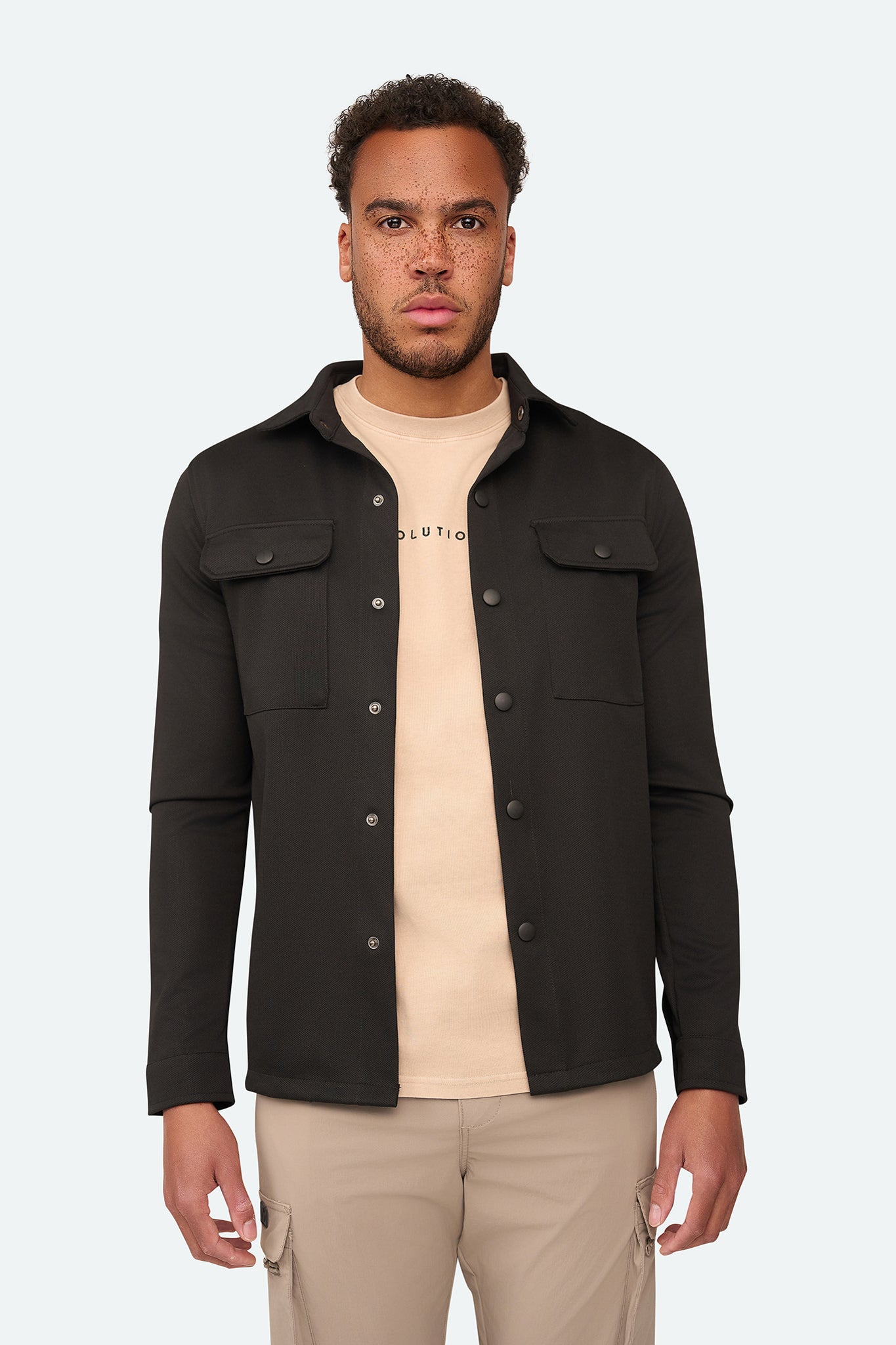 Aspect Overshirt Black