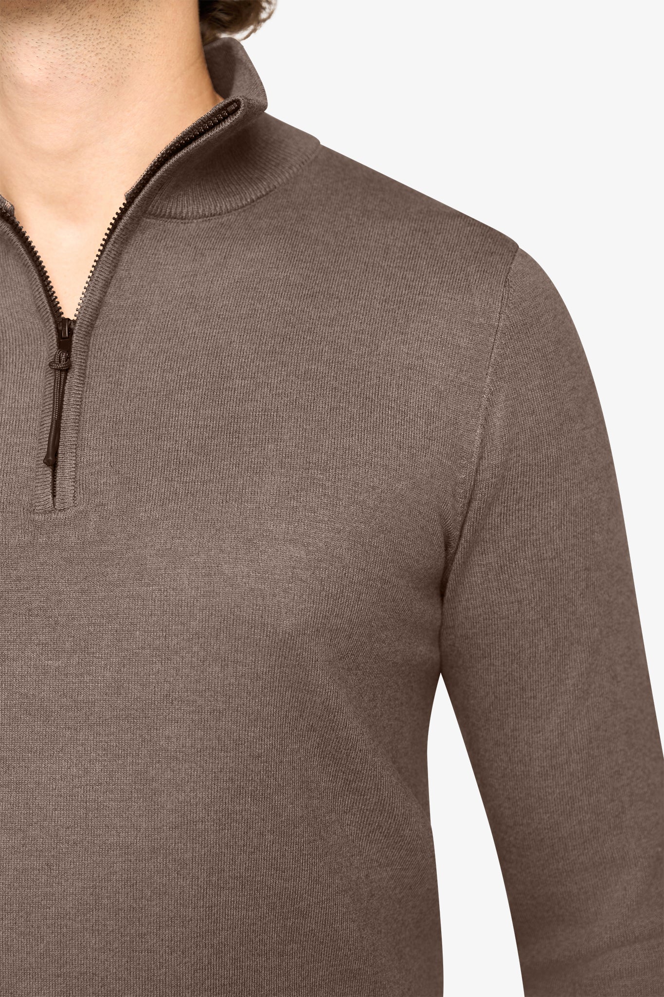 Simon Mocca Reißverschlusspullover