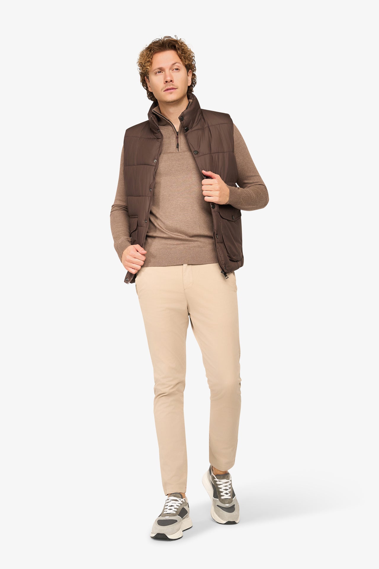 True Bodywarmer Braun