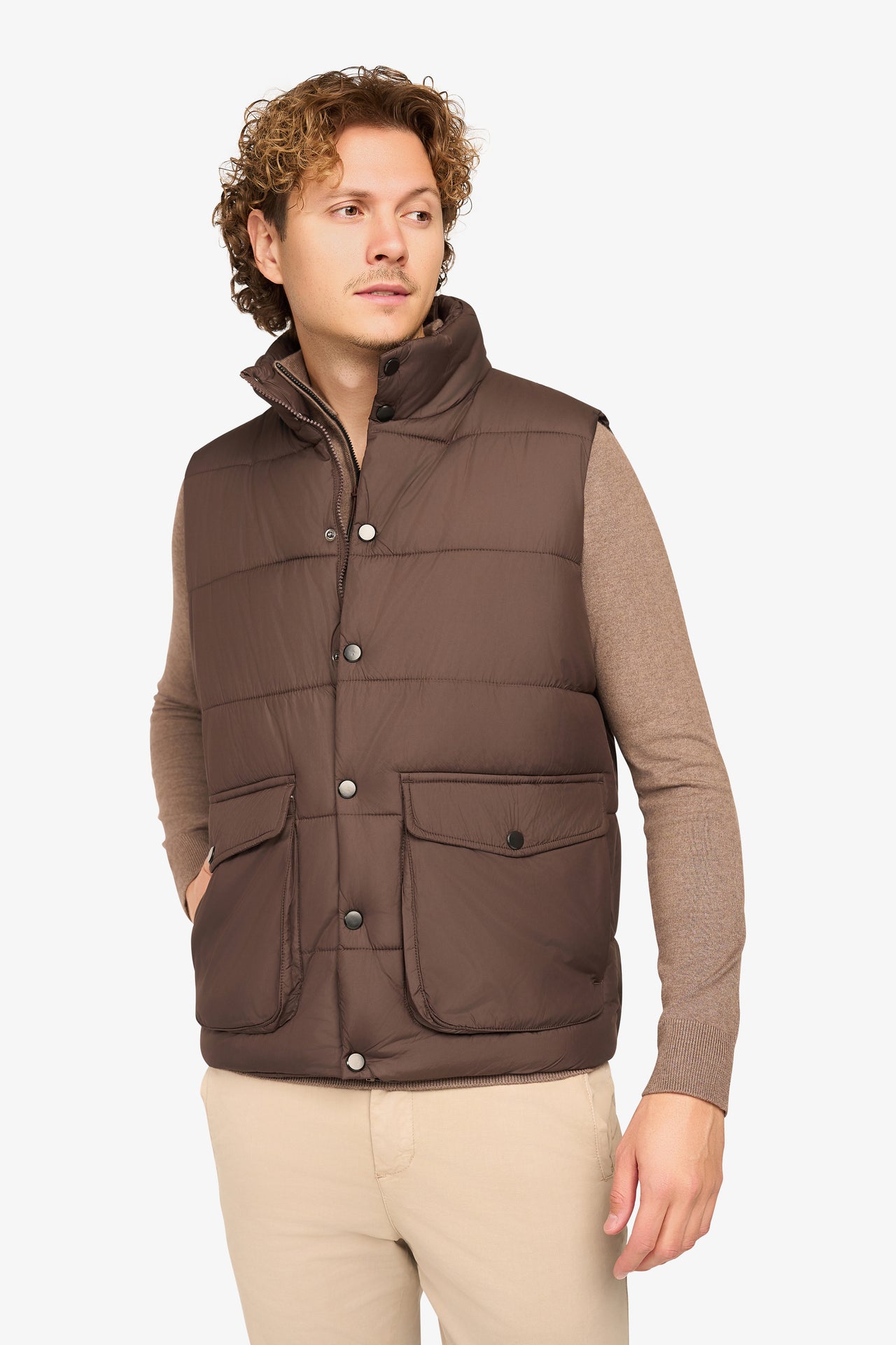 True Bodywarmer Braun