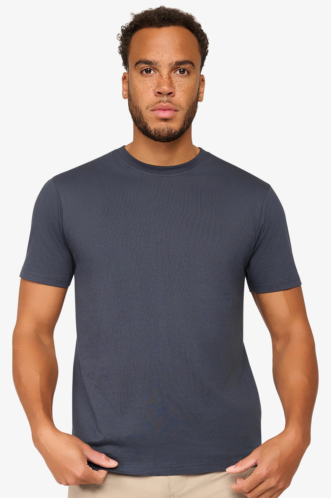 Alpha Basic T-Shirt Regular Fit Schwarz