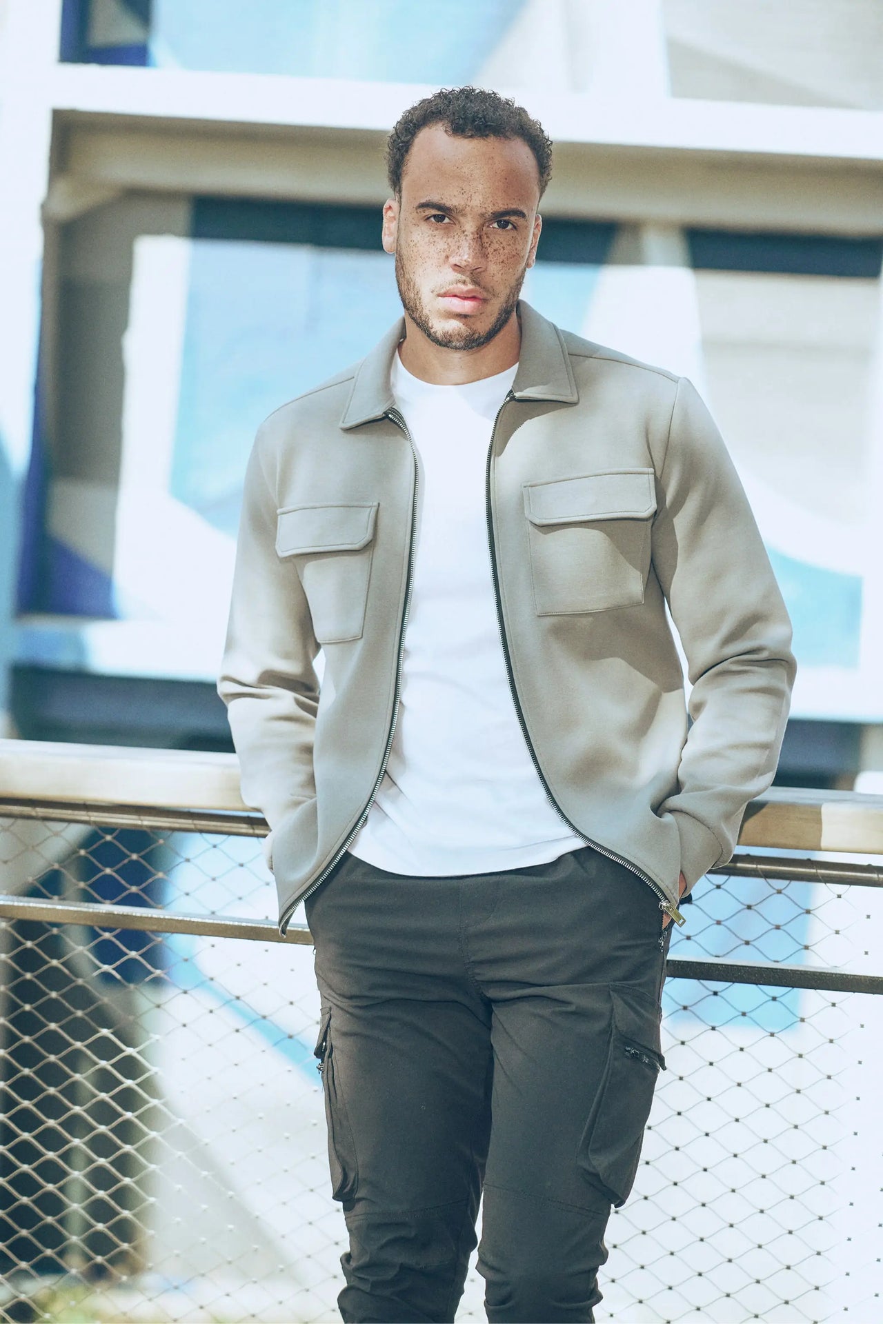 Craft Zipper Overshirt Grau