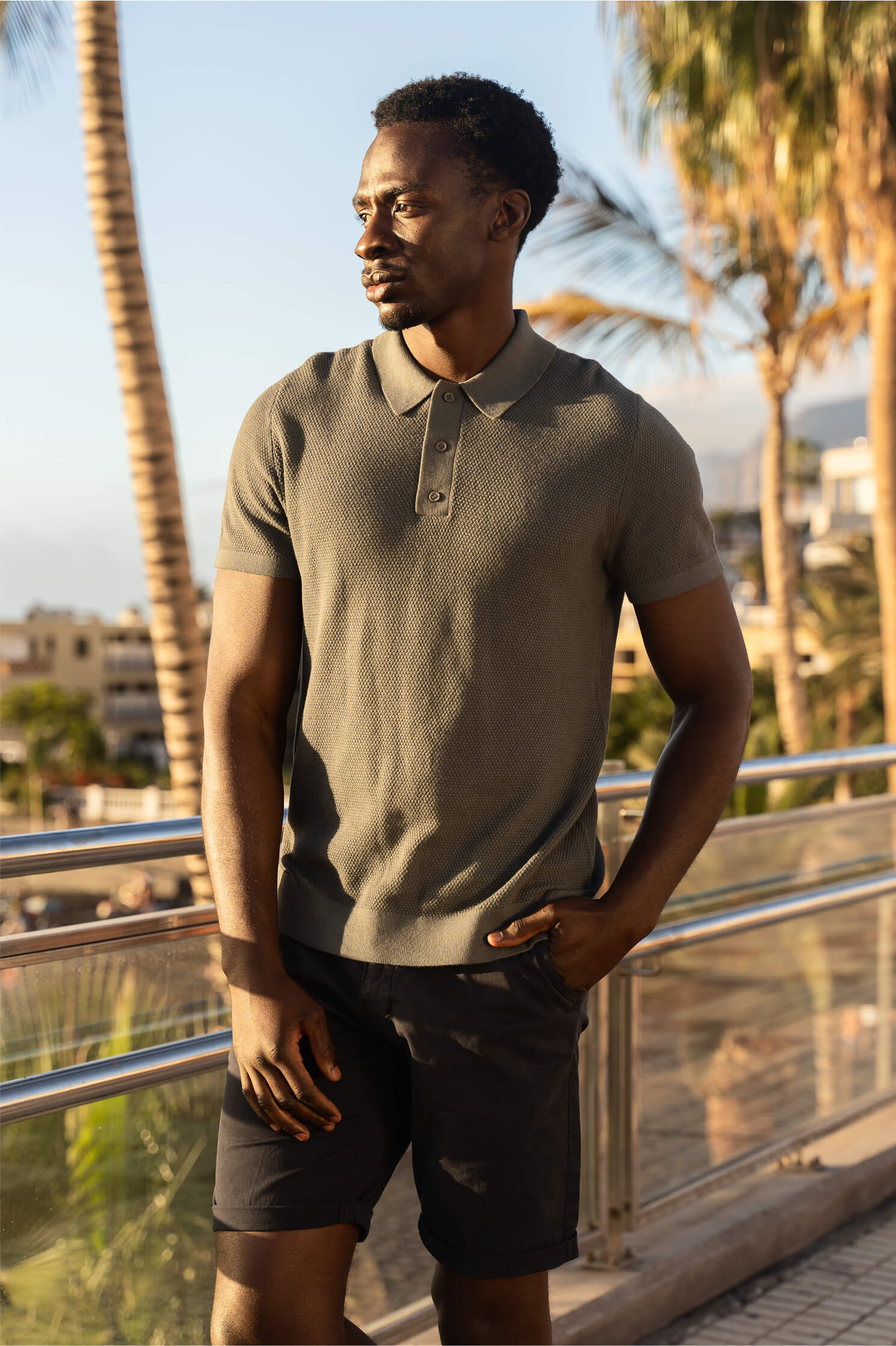 Waffle Polo Zenith Agave