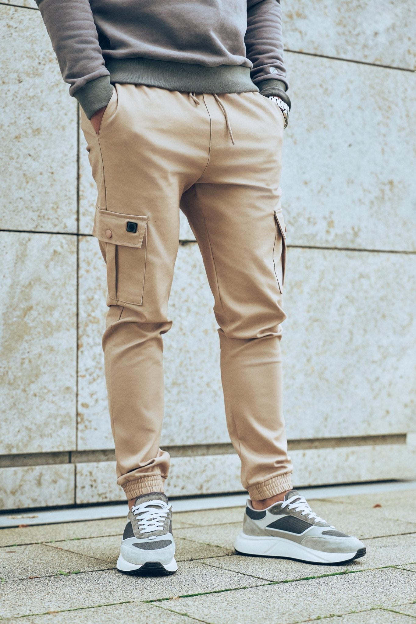 Cargo pant Henry Beige - Solution Clothing