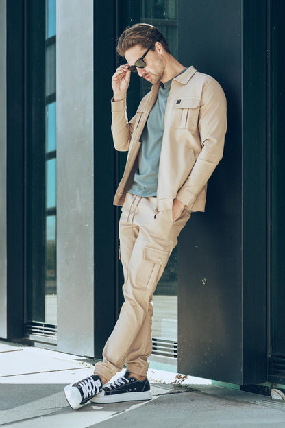 Cargo pant Henry Beige - Solution Clothing