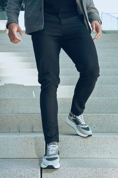 Chino pant Prestige Black - Solution Clothing