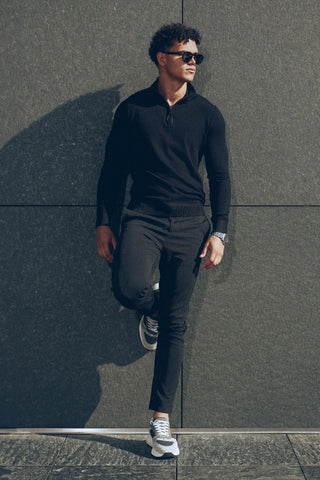 Chino pant Prestige Black - Solution Clothing