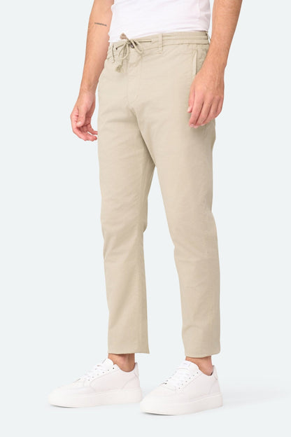 Cotton Chino Pant Prime Sand - Solution Clothing