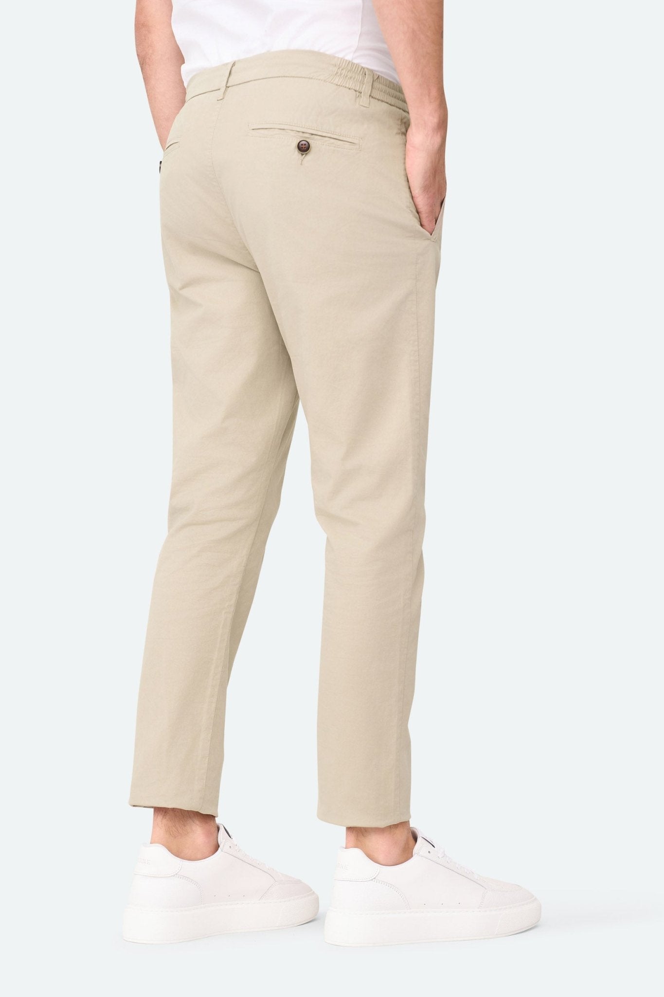 Cotton Chino Pant Prime Sand - Solution Clothing